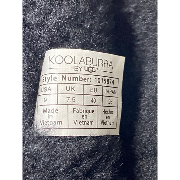 Koolabura by Ugg Womens Boots Suede Black  Victoria Short Winter Boots 9 - Picture 10 of 10